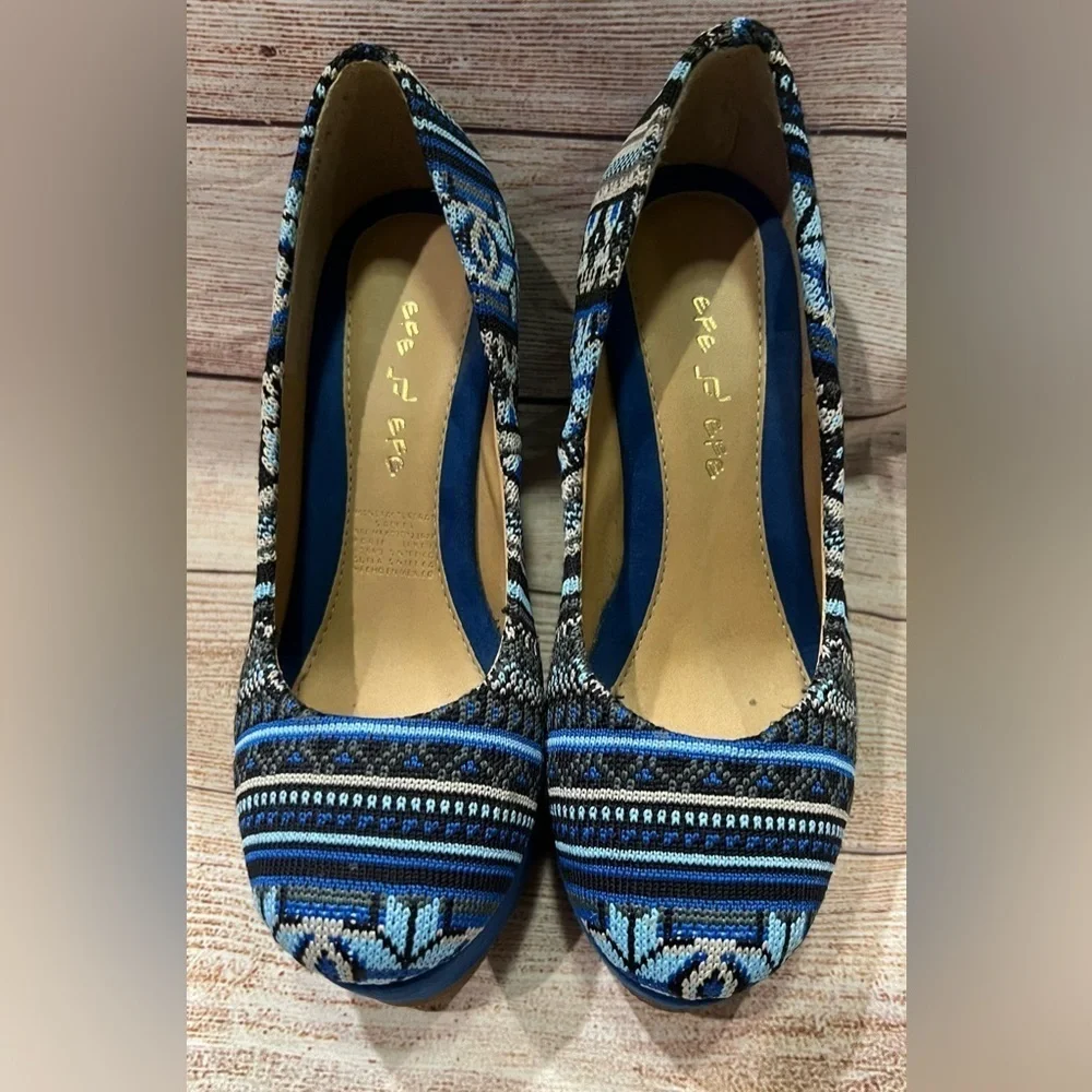 Efe platform shoes size 23 1/2 size 6